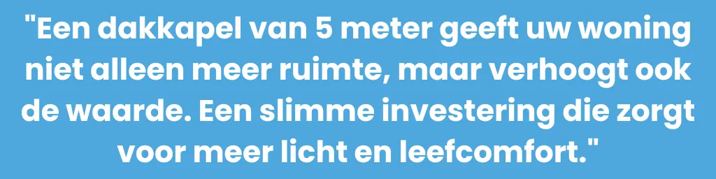 een dakkapel is een slimme investering